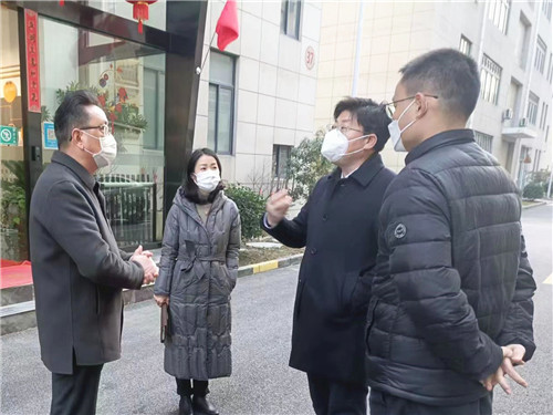 春節前夕，各級領導蒞臨企福科技園區進行節前安全檢查